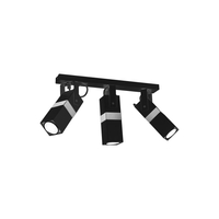 Milagro - Lampa sufitowa VIDAR BLACK/CHROME 3xGU10