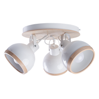Milagro - Lampa sufitowa OVAL WHITE 3xE27