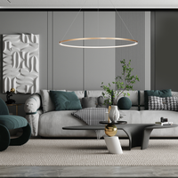 Milagro - Lampa wisząca Saturno Gold 65W LED