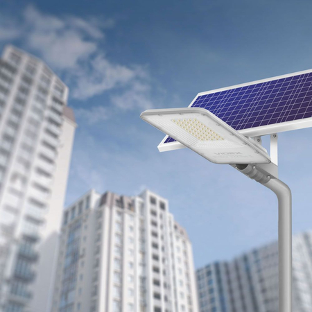 Lampa uliczna panel solarny LED Videx 100W + pilot