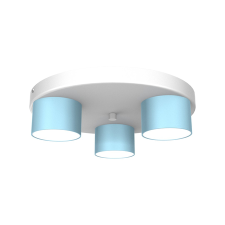 Milagro - Lampa sufitowa DIXIE Blue/White 3xGX53