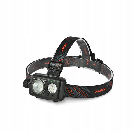 Latarka Czołowa Videx LED Akumulatorowa Czołówka 600 Lumenów USB C 5000K VLF-H189