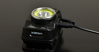 Latarka czołowa LED 5W + COB IP65 czujnik ruchu