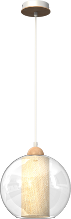 Milagro - Lampa wisząca TELA 1xE27 fi25