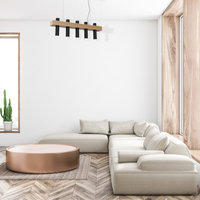 Milagro - Lampa wisząca WEST BLACK 5xGU10