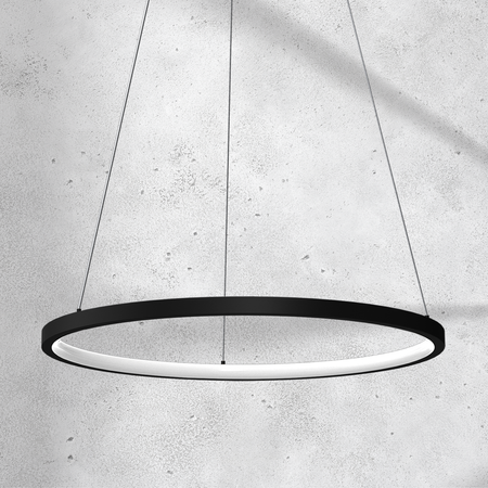 Milagro - Lampa wisząca ROTONDA BLACK 27W LED