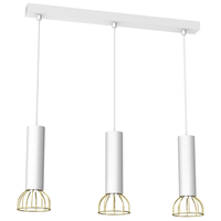 Milagro - Lampa wisząca DANTE White/Gold 3x mini GU10