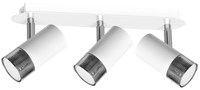 Milagro - Lampa sufitowa DANI WHITE/CHROME 3xGU10