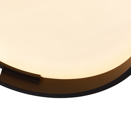 Plafon Halo 38 cm czarny LED CCT