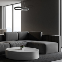 Milagro - Lampa wisząca INFINITY BLACK 60W LED