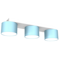 Milagro - Lampa sufitowa DIXIE Blue/White 3xGX53