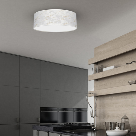 Milagro - Lampa sufitowa SENSO White/Gold 3xE27 Ø60cm