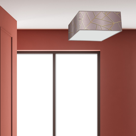 Milagro - Lampa sufitowa ZIGGY PINK Gold/Pink 3xE27