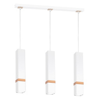 Milagro - Lampa wisząca VIDAR WHITE 3xGU10