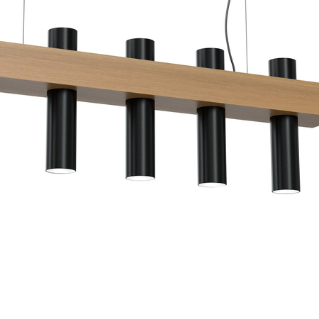 Milagro - Lampa wisząca WEST BLACK 5xGU10