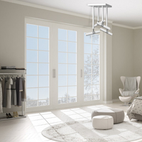 Milagro - Lampa sufitowa CASTRO WHITE / CHROME 4xG9