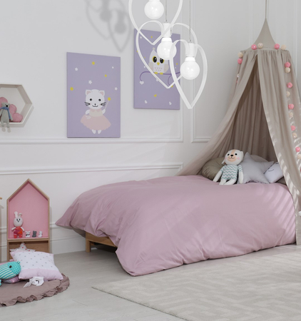 Milagro - Lampa wisząca AMORE WHITE 3xE27