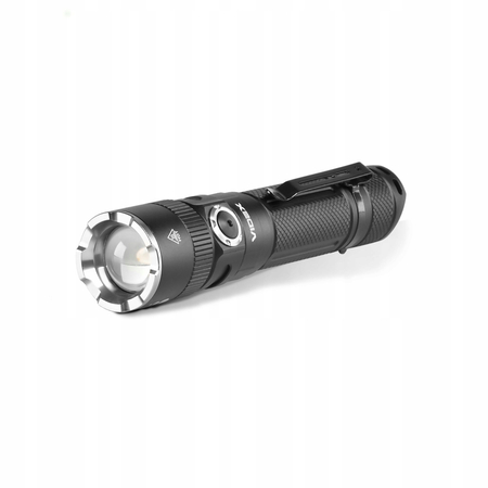 Latarka LED Videx 1500 Lumenów, Barwa 5000K, USB C, IP67, Zasięg 230 Metrów
