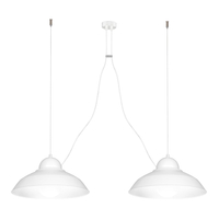 Milagro - Lampa wisząca GUSTAV WHITE 2xE27