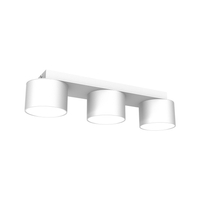 Milagro - Lampa sufitowa DIXIE White  3xGX53