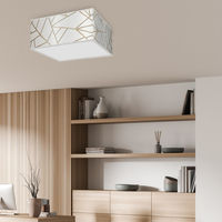 Milagro - Lampa sufitowa ZIGGY WHITE White/Gold 2xE27