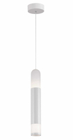 Lampa wisząca Forli biała LED 3000K