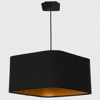 Milagro - Lampa wisząca NAPOLI BLACK/GOLD 1xE27