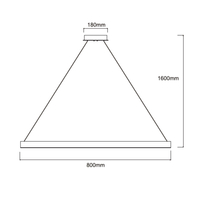 Lampa wisząca Midway Shiny złota LED 3000K