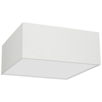 Milagro - Lampa sufitowa ALBION BIEL / BAWEŁNA 3xE27