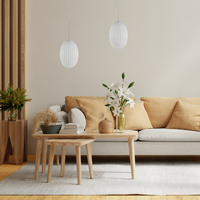 Milagro - Lampa wisząca BRAGA WHITE 1xE27