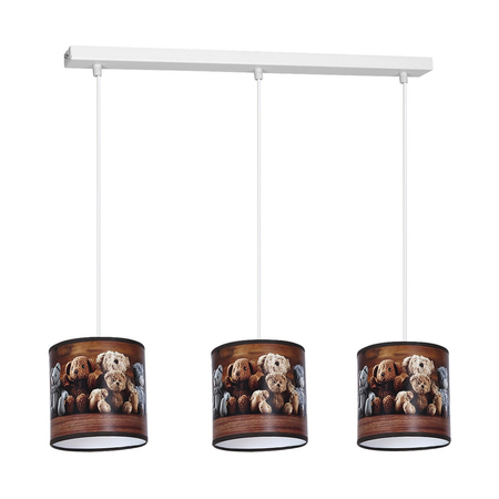 Milagro - Lampa Wisząca TEDDY BEAR 3xE27