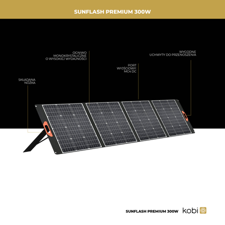 Panel solarny SUNFLASH 300W Kobi Premium
