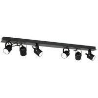 Milagro - Lampa sufitowa PICO BLACK 6xGU10