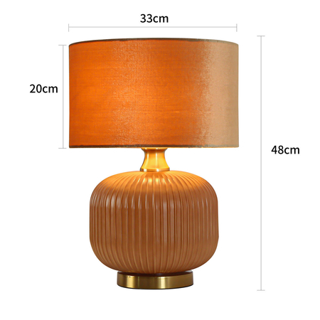 Lampa stołowa Tamiza 48 cm złota 1xE27