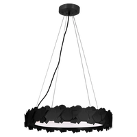 Milagro - Lampa wisząca SOHO BLACK 24W LED
