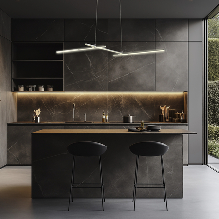 THASOS LAMPA WISZĄCA 103X23 23W LED CHROMOWY 4000K APETI