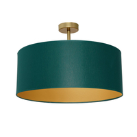 Milagro - Lampa sufitowa BEN GREEN/GOLD 3xE27