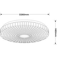 Plafon Solaro 26cm Biały Lampa Sufitowa LED 12W Barwa Neutralna 4000K