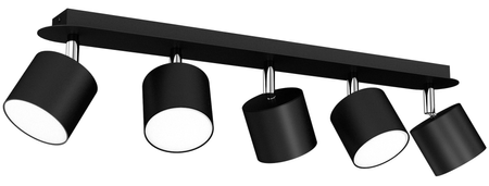 Lampa sufitowa DIXIE BLACK 5xGX53