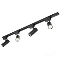 Zestaw szynoprzewód 1-obwodowy NEXTRACK GO 4xGU10 1m czarny Kobi