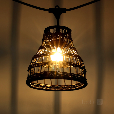 Klosz do zestawu CRETE LS R2 czarny 5 sztuk Kobi Design