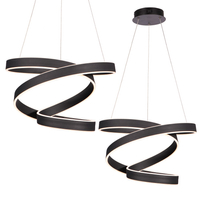 Milagro - Lampa wisząca ANDROMEDA BLACK 100W LED