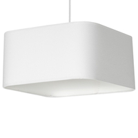 Milagro - Lampa wisząca NAPOLI WHITE/CHROME 1xE27