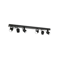 Milagro - Lampa sufitowa PICO BLACK 6xGU10
