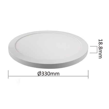 Plafon York biały 2w1 LED 4000K