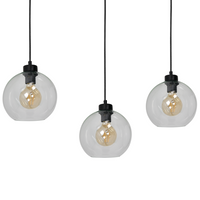 Milagro - Lampa wisząca SOFIA CLEAR 3xE27