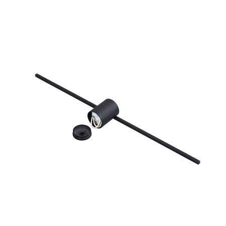 Kinkiet Ścienny Modern Slim 60cm Czarny LED 8W Barwa Ciepła 3000K IP44