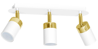 Milagro - Lampa sufitowa JOKER WHITE/GOLD 3xGU10