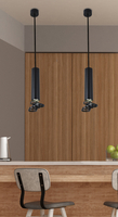 LAMPA WISZĄCA TUBA 1X50W GU10 5,8/30 CZARNY