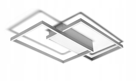 Lampa Sufitowa Dekoracyjna LED kolor biały Modern 48W + Pilot